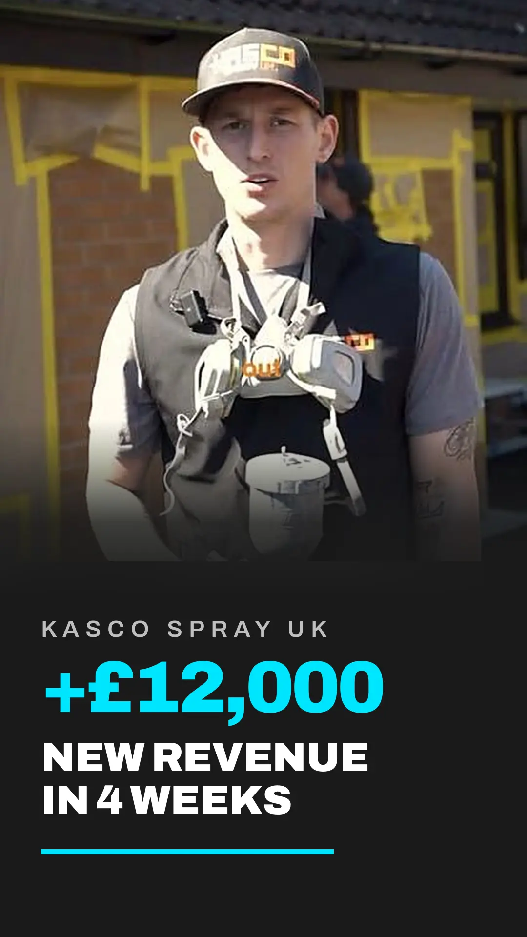 Kasco Spray UK: +£12,000 new revenue in 4 weeks